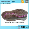 New Design High Friction Shoe Sole Supplier Outdoor Men'S Slip Resistant High Density Rubber Foam Shoe Sole Sheet